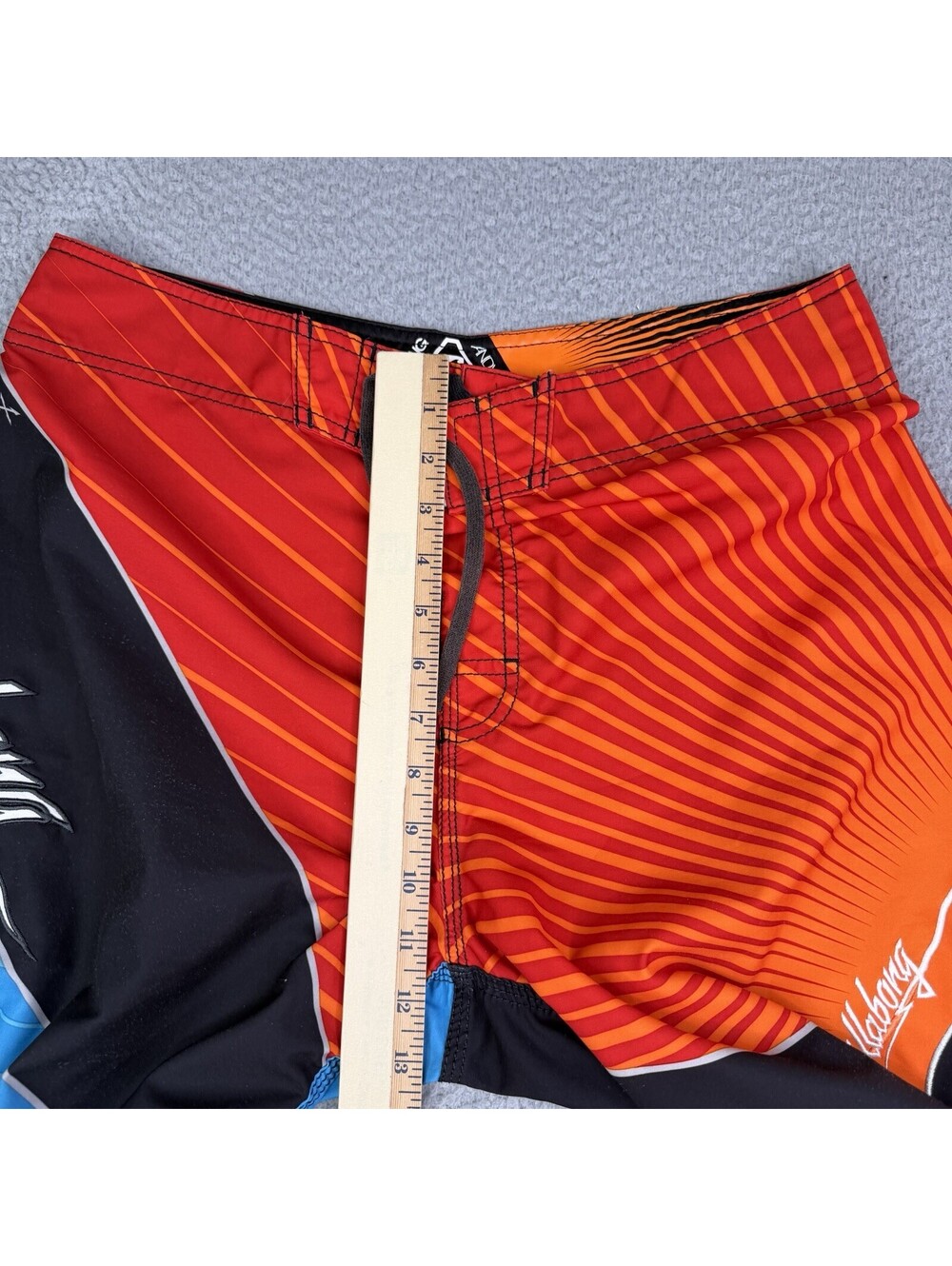 Billabong Andy Irons Platinum Quad Stretch Board Shorts Swim Trunk Rising Sun 34 - Picture 7 of 15